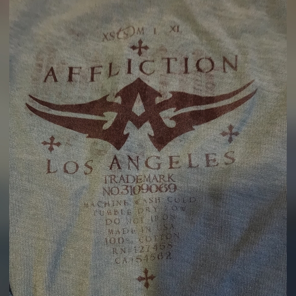 Affliction snake tee - Picture 4 of 4